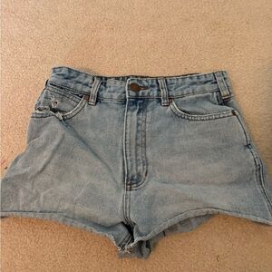 Wrangler blue denim shorts